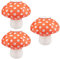 Zfseyuh 3 Stück Pilzförmige Papierlaternen Mushroom Papierlampion Fliegenpilz Deko Reispapier Lampenschirm für Eucalyptus, Wald Jungle Thema, Garten, Hochzeit