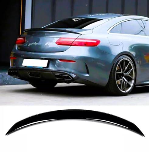 For Auto Perfectionists UK Rear Boot Spoiler Compatible With Mercedes E Class Coupe C238 W213 2016-2023 ABS Gloss Black