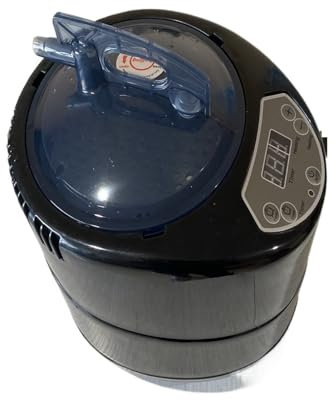 KAKAK Générateur de Douche Sauna Chauffage de Sauna à Bain de Vapeur, générateur de Sauna, Pot à Vapeur Noir 3 L 1500 W, thérapie à Domicile for Le Chauffage dans la Douche du hammam à la Maison