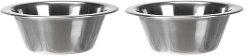 KRÜGER Karl LUENING-0008 Schüssel Weiss, Edelstahl, Silber, 20 cm (Packung mit 2)