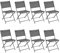 Yaheetech 8er-Set Klappbarer Gartenstuhl Klappstuhl Terrassenstühle Tragbar & Platzsparend Essstühle für Außenbereich Balkonstuhl bis 100 kg Belastbar Dunkelgrau