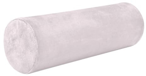 Traversin pour lit, sommeil, tour de cou, oreillers ronds pour dormir, coussins cylindriques pour dormir, soutien des jambes, rose pâle, couleur unie pure