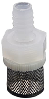 Filtre à mailles, filet filtrant de pompe, clapet de pied avec clapet anti-retour, 1 crépine de 4 à 25 mm, filtre à mailles en acier inoxydable 1/2 3/4, filtre d'irrigation de jardin for pompe à eau