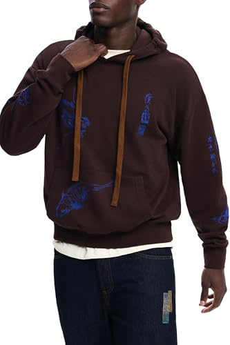 Desigual Herren Sweat_Chocolate Sweatshirt