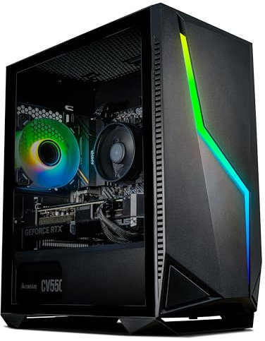 SCAN Argen Gaming PC | RTX 4060 8GB | Ryzen 5 5500 6-Core | 32GB DDR4 RAM | 1TB M.2 SSD | Dynamic RGB Lighting | WiFi | Streaming Ready | Windows 11
