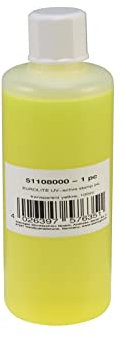 Eurolite UV-Active - Sello de tinta, amarillo transparente, 100 ml