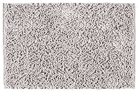 WENKO Badematte Chenille Light Grey
