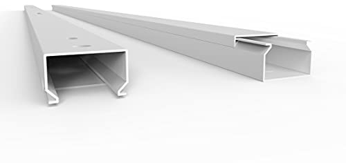 SCOS Smartcosat SCOSKK81 20 m Kabelkanal (L x B x H 2000 x 25 x 16 mm, PVC, Kabelleiste, Schraubbar) weiß