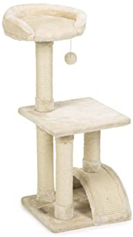 Beeztees Tanica, Katzen Kratzbaum, creme, 35x35x82 cm