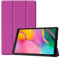 Saturcase, custodia per Samsung Galaxy Tab A 10.1 (2019), in pelle PU, pieghevole, con supporto, custodia protettiva per tablet Samsung Galaxy Tab A 10.1 (2019) SM-T510 T515 Purple