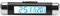 Thermometre Voiture, 3 en 1 Multifonction Horloge température voiture affichage calendrier avec écran LCD rétroéclairé sur grille d'aération (pile non incluse) (rétroéclairage blanc)