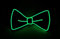SOUTHSKY LED Leuchtend Fliegen Krawatte Neuheit mit Licht Neon Lichter Blinker leuchtende Einstellbar für Karneval Halloween Kostüm Geburtstag Cosplay Party (Fluoreszierendes Grün Licht)