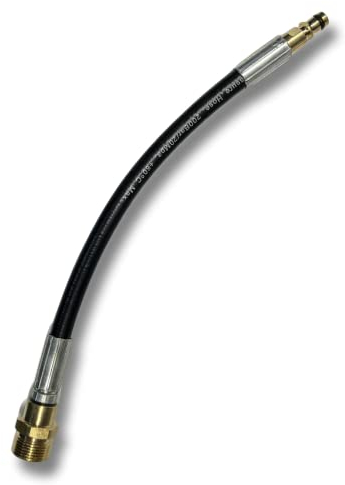 Quick-Click - Quick Connect Adapter passend für Hochdruckschläuche mit M22 x 1,5 IG - Für Kärcher, Kränzle, Workzone uvm. ca. 31cm lang