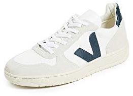 Veja Herren V-10 Sneakers Sneaker, B-mesh White/Nautico, 41 EU