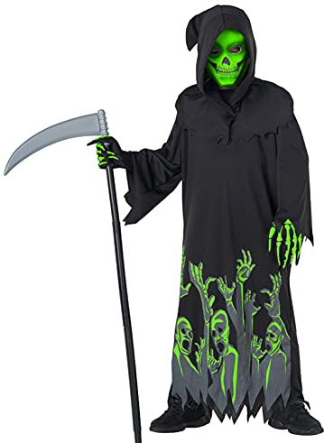 Morph Halloween Kostüm Kinder, Sensenmann Kostüm Kinder, Kostüm Kinder Sensenmann, Kostüm Sensenmann Kinder, Kinder Sensenmann Kostüm, Sensemann Kostüm Kind, Sensenmann Kostüm Jungen L