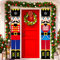 2 Stück Weihnachts Nussknacker Banner Dekoration für Haustür, Veranda, Haus, Garten, Hof, Tor, drinnen oder draußen lebensgroßes Soldatenmodell (72x13 inch)