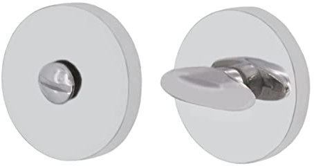 EAI Sassari Turn & Release Set for Bathroom Lock Toliet Door - Polished Chrome