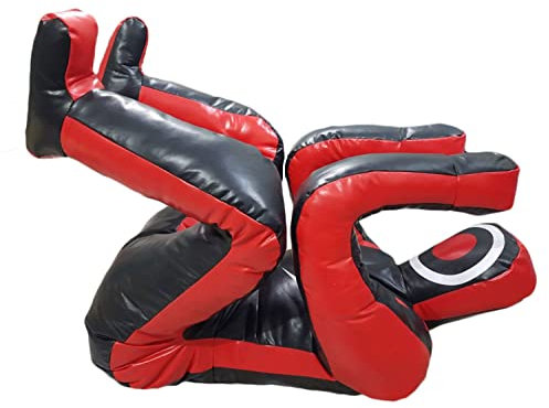 Shelly MMA Grappling Dummy – Sacco da boxe per allenamento di autodifesa, per judo, bjj wrestling, posizione difensiva seduta, sottomissione brasiliana JIU Jitsu – Tessuto in vinile – 170 cm senza