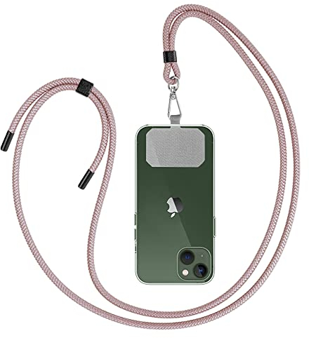 GUMO-LONG Universal Handyband- Geeignet für alle Smartphones, Kette zum Umhängen, Einstellbar Schlüsselband, Handyband mit jeder Hülle Kombinierbar