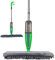 ED ltd. Microfibre Mop Rotatable Flat Spray Floor Mop Double-Sided Reusable Dust Pad Wet Dry Cleaning For Laminate Wood Tiles Kitchen Bathroom (Green)