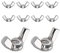 MOGADEE® Flügelmutter M8 (DIN 315), 10 Stück M8 Flügelmutter Edelstahl, Hochwertige 304 Edelstahl A2 V2A Flügelmutter, Wing Nuts