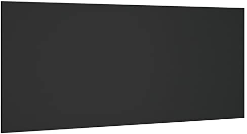 Tidyard Kopfteil Wand Bettkopfteil Betthaupt für Bett Doppelbett Schlafzimmerbett Schlafzimmermöbel 200 x 1,5 x 80 cm (B x T x H) Holzwerkstoff Schwarz