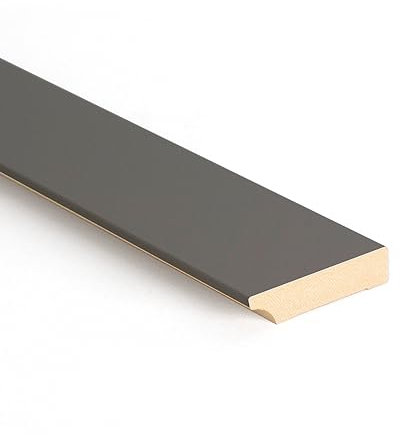 Bildershop-24 Battiscopa Dekowa modello (circa 10 cm di lunghezza) in grigio scuro