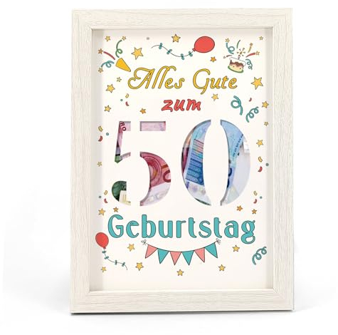 HSDSH 50. Geburtstag Geldgeschenk, Geschenke zum 50 Geburtstag Mann/Frau, Geldgeschenke Geburtstag, Geschenk 50. Geburtstag Witzige & Kreative Geschenkideen zum 50, Geschenke für Freunde, Familie