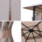 sweeek - Ensemble Complet Toile de Toit et Rideaux Beige pour tonnelle 3x3 m Elusa - Toile de Rechange pergola. Toile de Remplacement