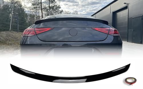 MpTuned Heckspoiler für MB CLS Klasse C257 2018-2023 Schwarz Glänzend ABS Kunststoff Kofferraumspoiler Performance Tuning