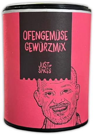 Just Spices Ofengemüse Gewürzmix I Hiermit hättest Du Gemüse schon als Kind geliebt I Gewürzdose, 50 g