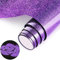 NANAPLUMS Plotterfolie Textil, Glitzer 3D-Puff-Vinyl- 30,5 x 100 cm Puff HTV Vinylrolle für T-Shirts, 3D-Puff-Hitzetransfer-Vinyl, Glitzer Lila