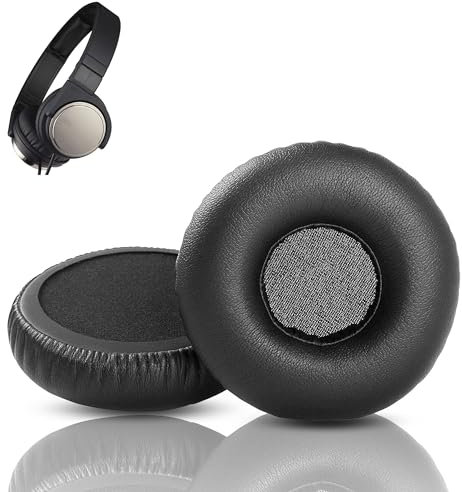 SR500 Ear pads Replacement Compatible with JVC HA-S500 HA-SR500 HA-S400 HA-S360 Headphones Earpads Cushion (Protein Leather/Memory Foam)