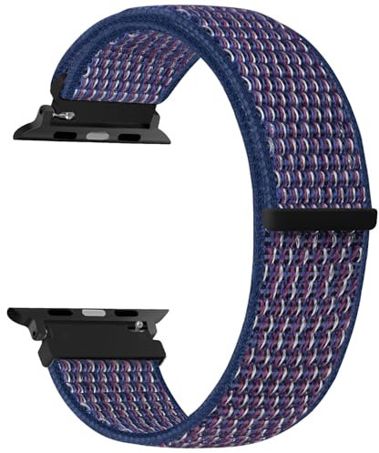 WNIPH Correa Deportiva de Nailon Ajustable para Apple Watch Ultra/Ultra 2/iWatch Series 10 9 8 7 6 5 4 3 2 1/SE (49mm 46mm 45mm 44mm 42mm 41mm 40mm 38mm)