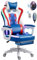 Ergonomic Gaming Chair with LED Light and 7 Point Support System Blue Ideal for Adults and Teens