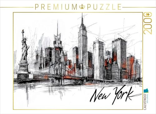 CALVENDO Puzzle New York | 2000 Teile Lege-Größe 90 x 67 cm Foto-Puzzle für glückliche Stunden