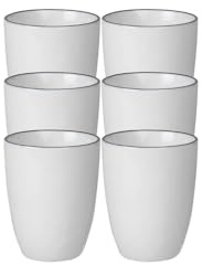 Broste Copenhagen Salt Espresso Becher ohne Henkel 0,1 l Set6
