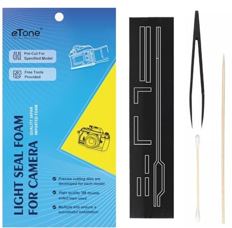 eTone Pre-Cut Light Seal Foam Sponge Kit For Canon AE-1 Film Camera