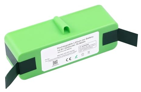 Batteria Agli Ioni Di Litio Da 14,8 V 5,2 Ah, Compatibile Con Roomba, Serie 900 980 985 981 960 961 964 966 970 895 896 886 871 760 776 696 691 671 616