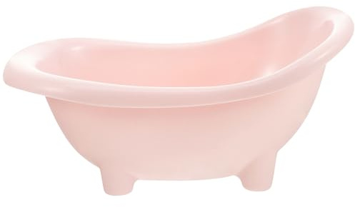 KOMBIUDA Hamster Sandbad Badewanne Kleintier Sandkasten Sandspielzeug für Kleine Haustiere Schimmelfrei Robust Wiederverwendbar Rosa Praktisches Sandbad für Hamster und Meerschweinchen