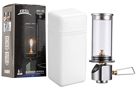 Solohike BRS-55 Gas-Camping-Laterne, Brennstofflampe, Campingausrüstung, Gas-Kerzenlichter, Lampe für Außenzelt, Wandern, Camping (1 Stück)