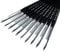 Major Brushes Sable Substitute Size 12 Artist Paint Brushes - Pack of 10