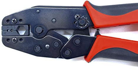 ConnectoRF bare Ratschen-Crimpzange für RF Koax RG8 RG11 RG174 RG179 RG213 LMR400 .100 .128 .435 (Heavy Duty)