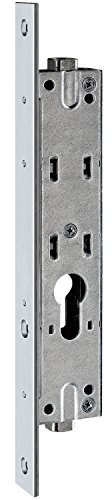 Einbauriegel sperrbar PZ o. Riegel, DM 21, Stulp 250 x 24 x 3 mm, Stahl verzinkt