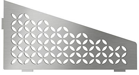 Schluter Shelf-E-S3 Floral Edelstahl gebürstet
