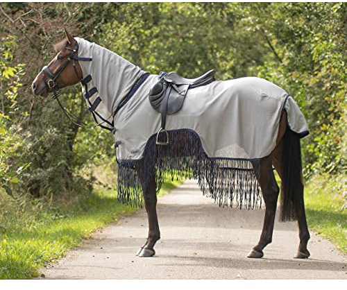 QHP Fliegenausreitdecke mit Fransen - Size 185