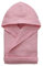 Morbidissimi Accappatoio Nido D’Ape Bambino, Bambina, Ragazzi Con Cappuccio, Cinturino e 2 Tasche, Accappatoi Piscina, 270 gr/mq 100% Cotone, Assorbente, Z055 (Accappatoio Rosa, 14-16 anni)