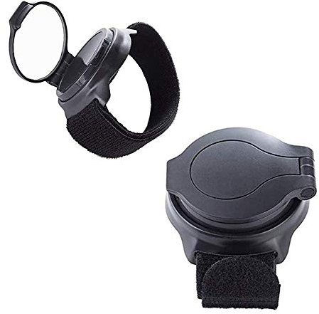 Zueyen Fahrrad Rückspiegel Fahrrad Armband Rückspiegel Armabnutzung für Radfahrer 360 Grad, Weitwinkel Radfahren Fahrrad Fahrrad Rückspiegel