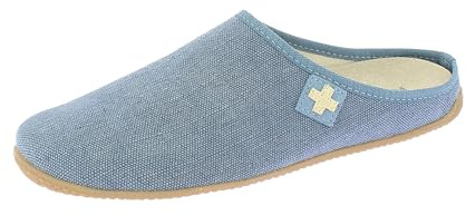 Living Kitzbühel - Cotton - Schweizer Kreuz - Pantoffeln (47 EU Jeans)