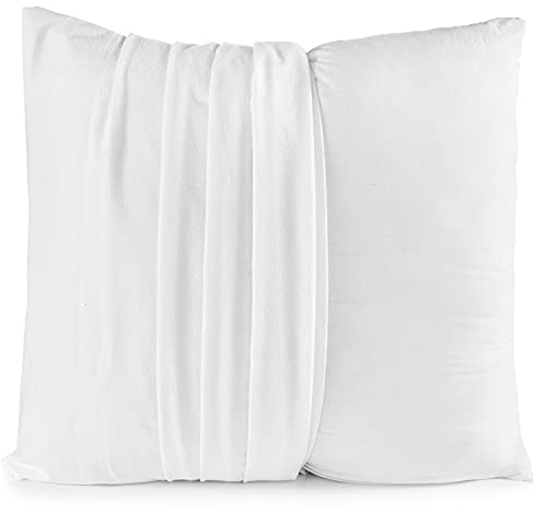 Alreya Wasserdichter Kissenschoner 2er Set 65 x 65 cm mit Reißverschluss - 100% Baumwolle Kissenschutzbezug - Kissenbezug Milbenschutz Encasing